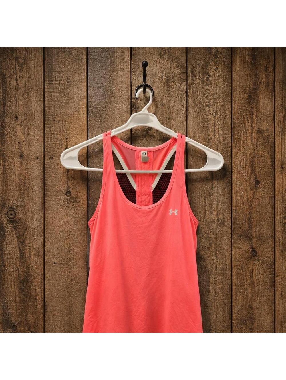Under Armour Women's Pink Vests-tanks-cami